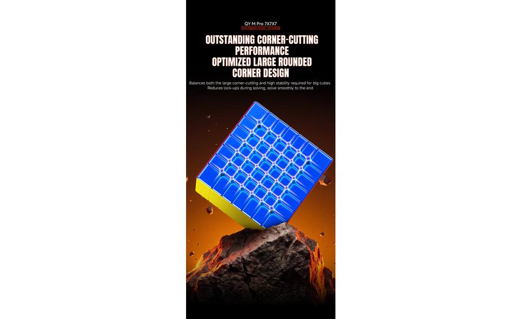 QiYi M Pro 7x7 (Magnetic, Ball-Core, UV Coated)
