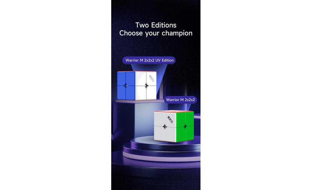 QiYi Warrior 2x2 (Magnetic, UV Coated) | SpeedCubeShop