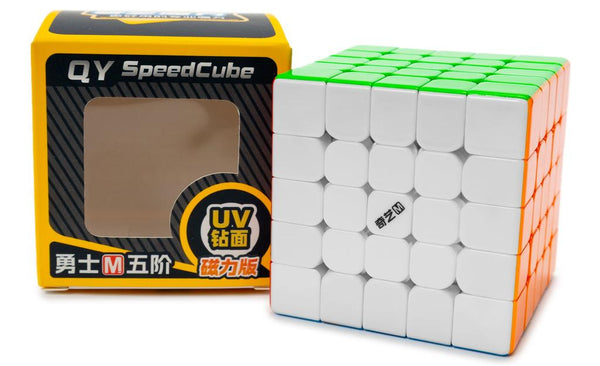 QiYi MoFangGe WuShuang 5x5 Speed Cube Stickerless Magic Cube Puzzles 62mm-in Cubo mágico
