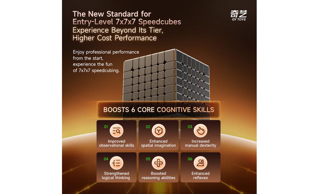 QiYi Warrior 7x7 (Magnetic, UV Coated) | SpeedCubeShop