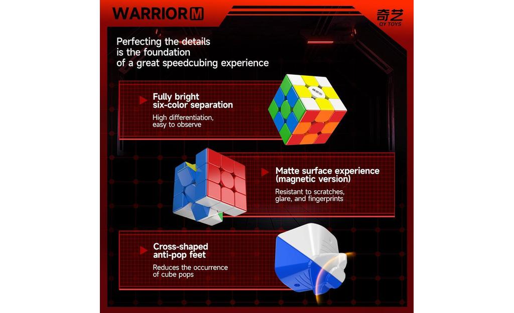 QiYi Warrior M 3x3 (Magnetic) | SpeedCubeShop