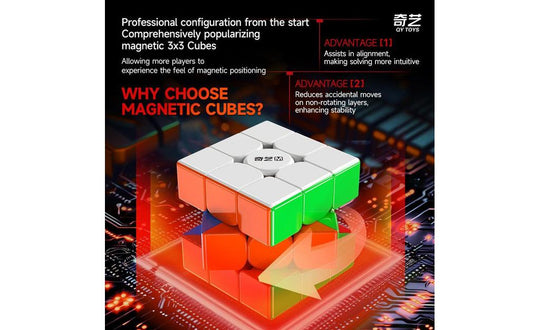 QiYi Warrior M 3x3 (Magnetic, UV Coated) | SpeedCubeShop