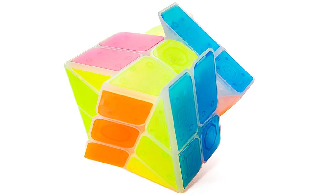 QiYi Windmill Cube (Tiled) - Icy Amber | Shape Mod Puzzle