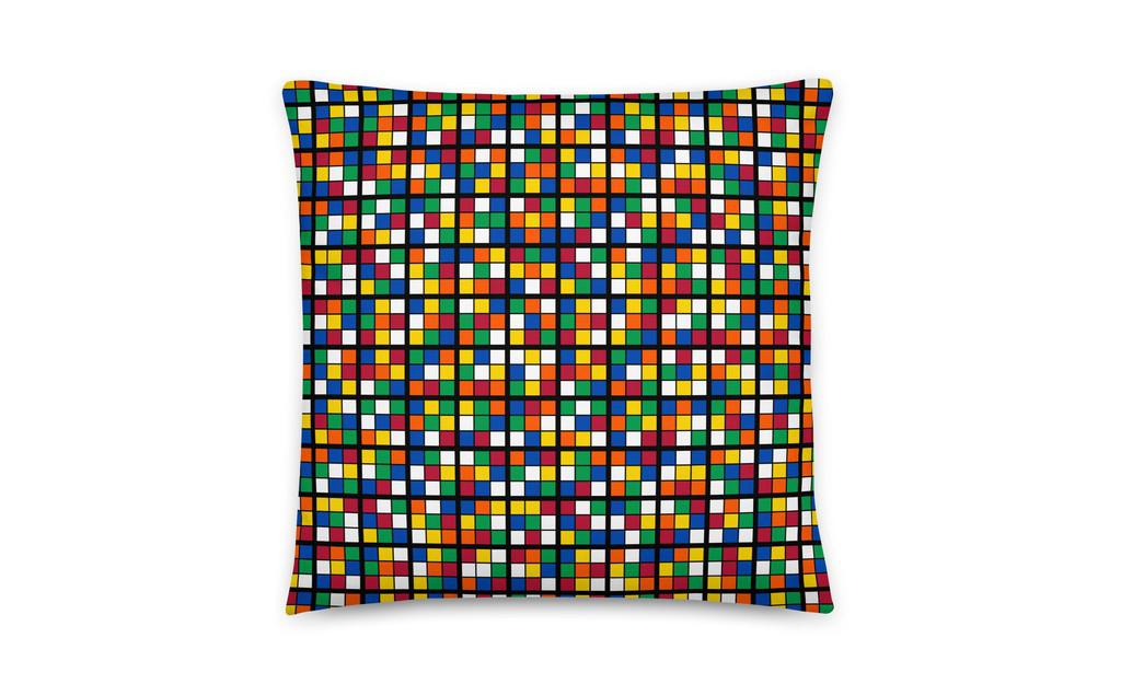 Rubik's Cube Themed Pillow | SpeedCubeShop