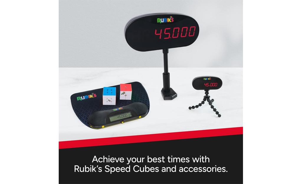 Cube Timer Box Rubik's Cube, Timer Stand, Clear Display Device | Cube Timers & Mats