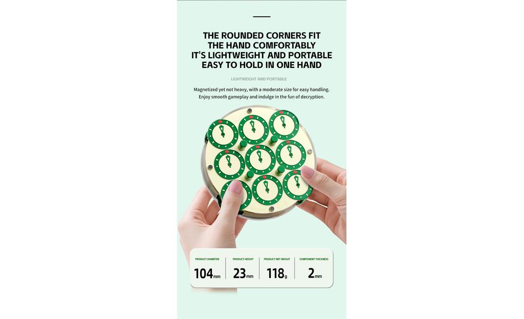 ShengShou Clock V2 (Magnetic) - Limited Edition Green