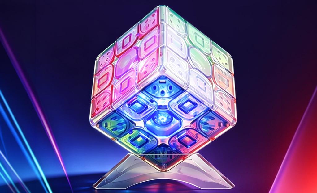 ShengShou Lustrous Light-Up 3x3 (Magnetic) - Jelly Edition