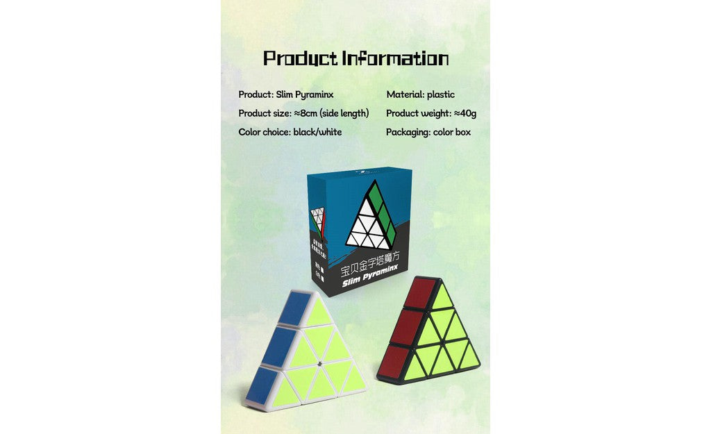 Pyraminx Exploded View Slim Pyraminx | Shape Mod Puzzle