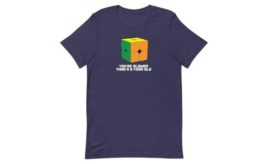 Slower Than a 6 Year Old Shirt V2 - Dark | SpeedCubeShop