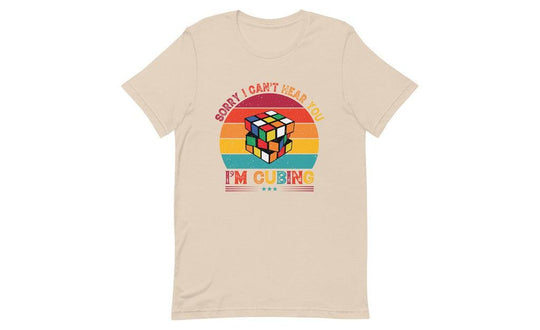 Sorry, I Can't Hear You, I'm Cubing - Rubik's Cube Shirt | SpeedCubeShop