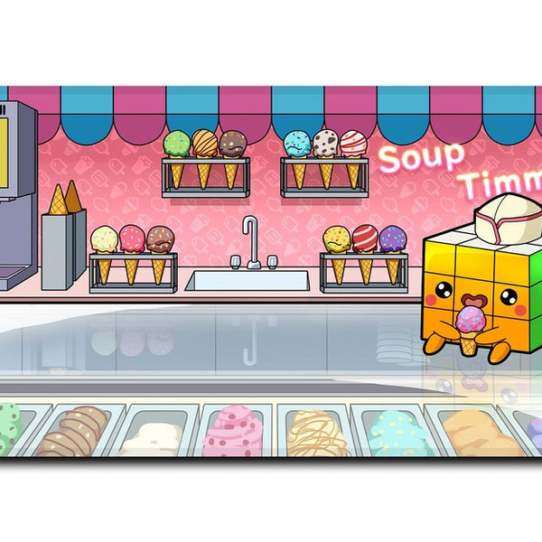 Soup Timmy Ice Cream Mini Mat - Limited Edition | Cube Timers & Mats
