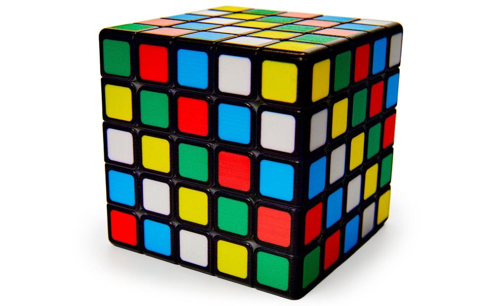 Sudoku Cube 5x5 - 5 Colors (UV Printed)