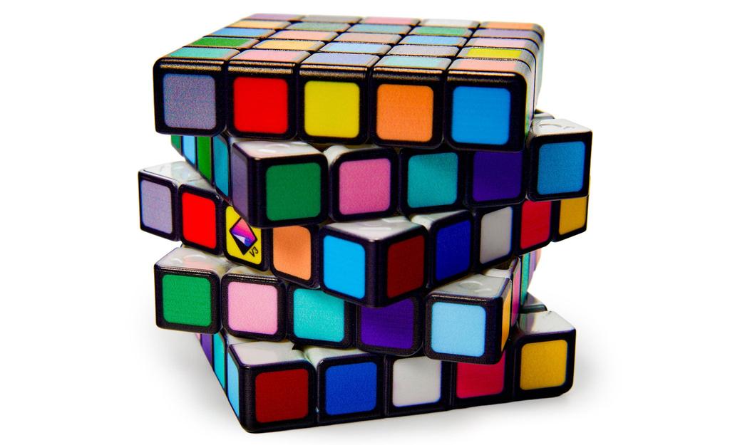 Sudoku Cube 5x5 V3 - 25 Colors (UV Printed)