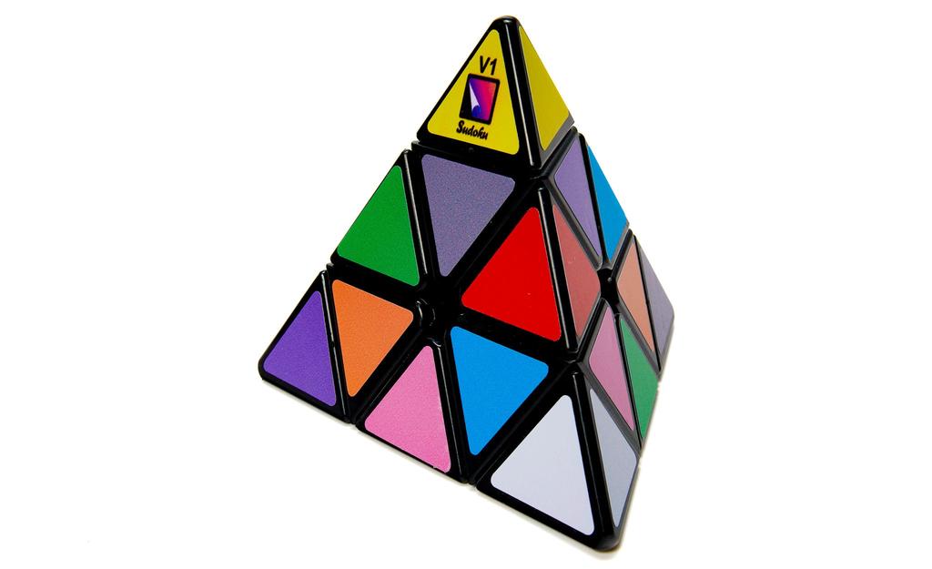 Pyraminx Mods Sudoku Pyraminx Challenge V1 - 9-Color | Shape Mod Puzzle