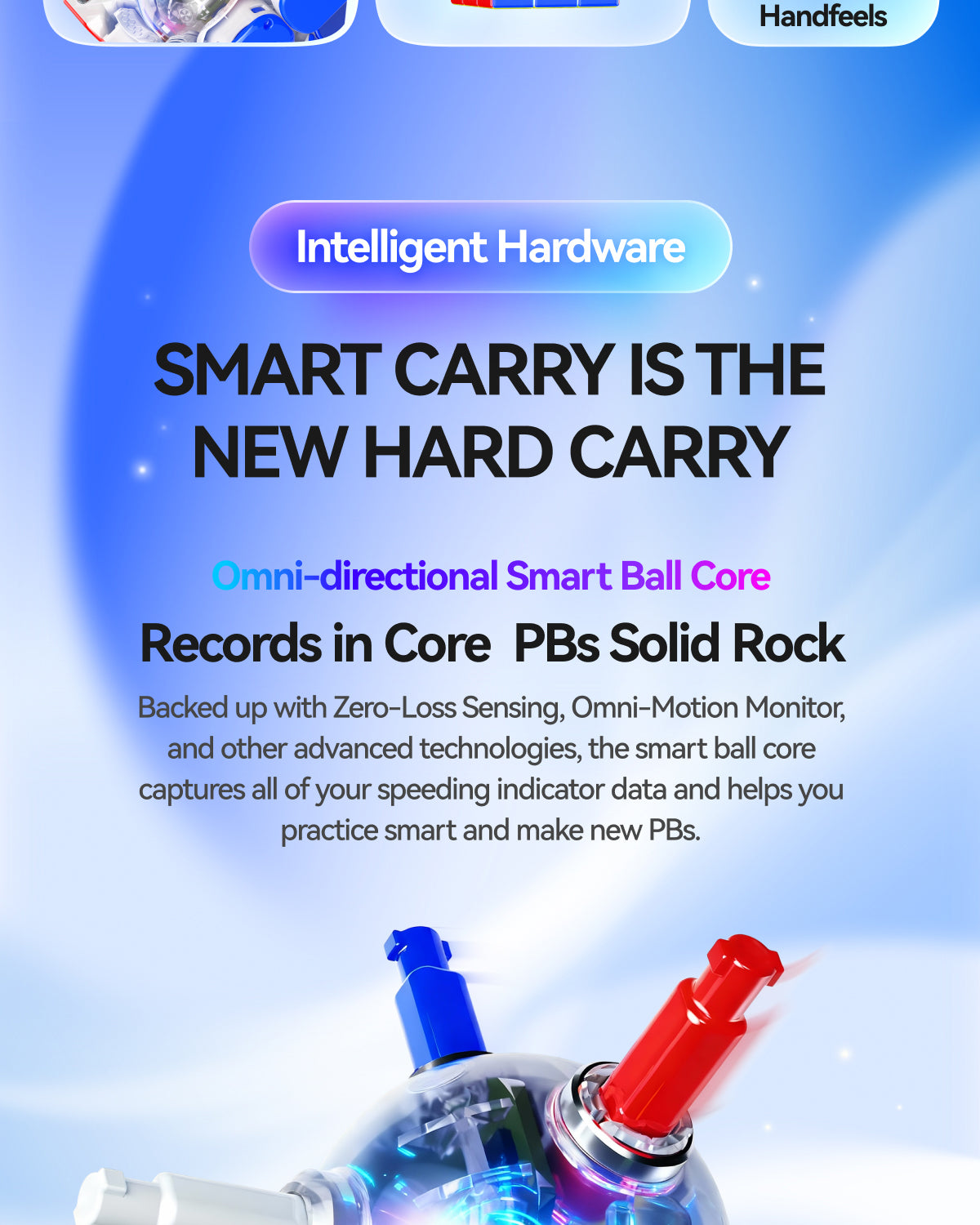 GAN i4 3x3 (Magnetic, MagLev, Ball-Core) - Bluetooth Smart Cube