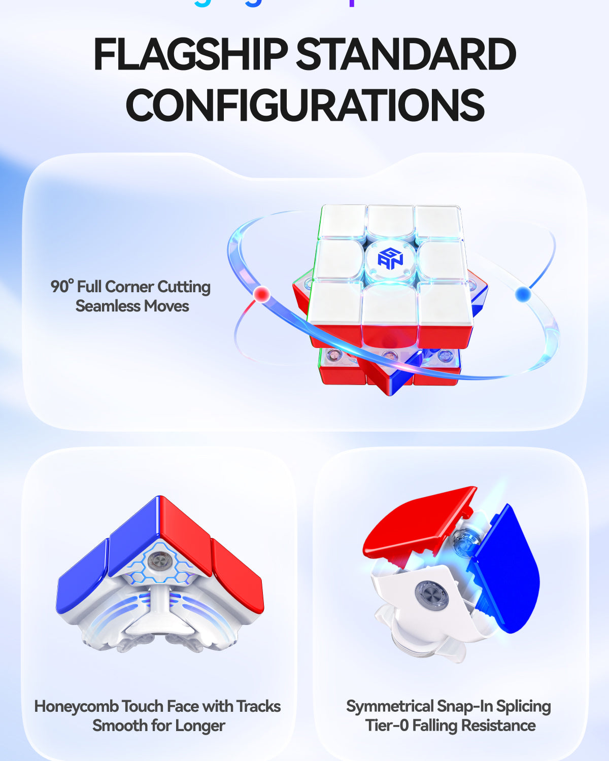 GAN i4 3x3 (Magnetic, MagLev, Ball-Core) - Bluetooth Smart Cube