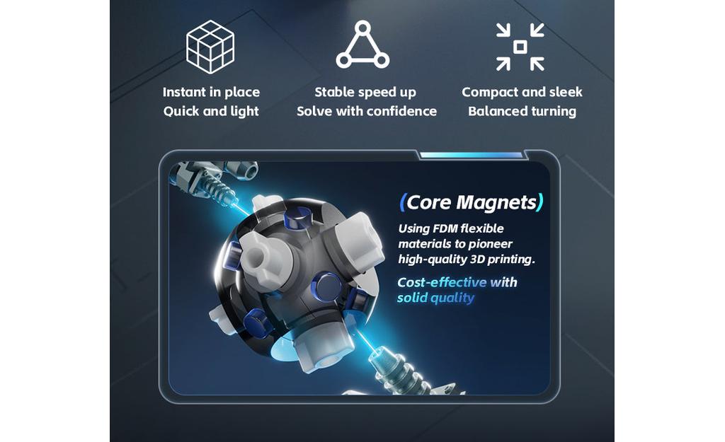 VIN Cube 5x5 (Magnetic, Ball-Core, UV Coated) | SpeedCubeShop