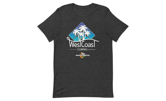 West Coast Cubing Collab Shirt (Dark) | SpeedCubeShop