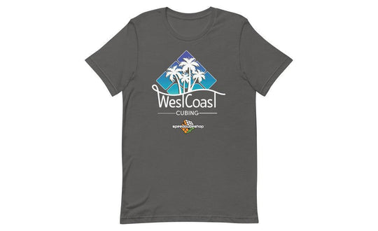 West Coast Cubing Collab Shirt (Dark) | SpeedCubeShop