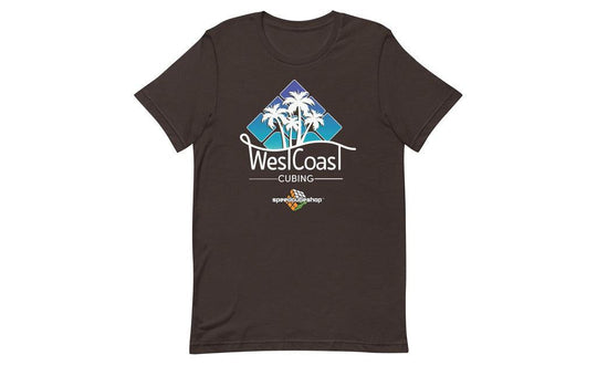 West Coast Cubing Collab Shirt (Dark) | SpeedCubeShop