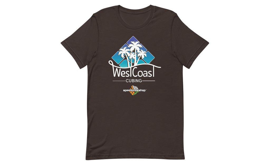 West Coast Cubing Collab Shirt (Dark) | SpeedCubeShop