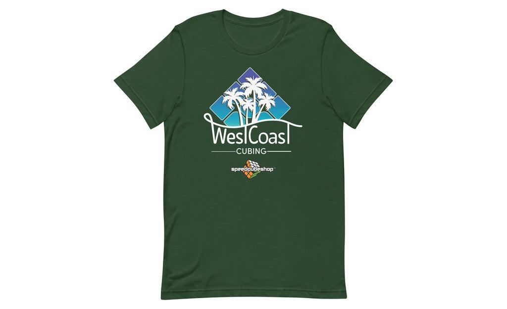 West Coast Cubing Collab Shirt (Dark) | SpeedCubeShop