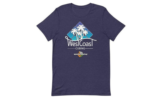 West Coast Cubing Collab Shirt (Dark) | SpeedCubeShop