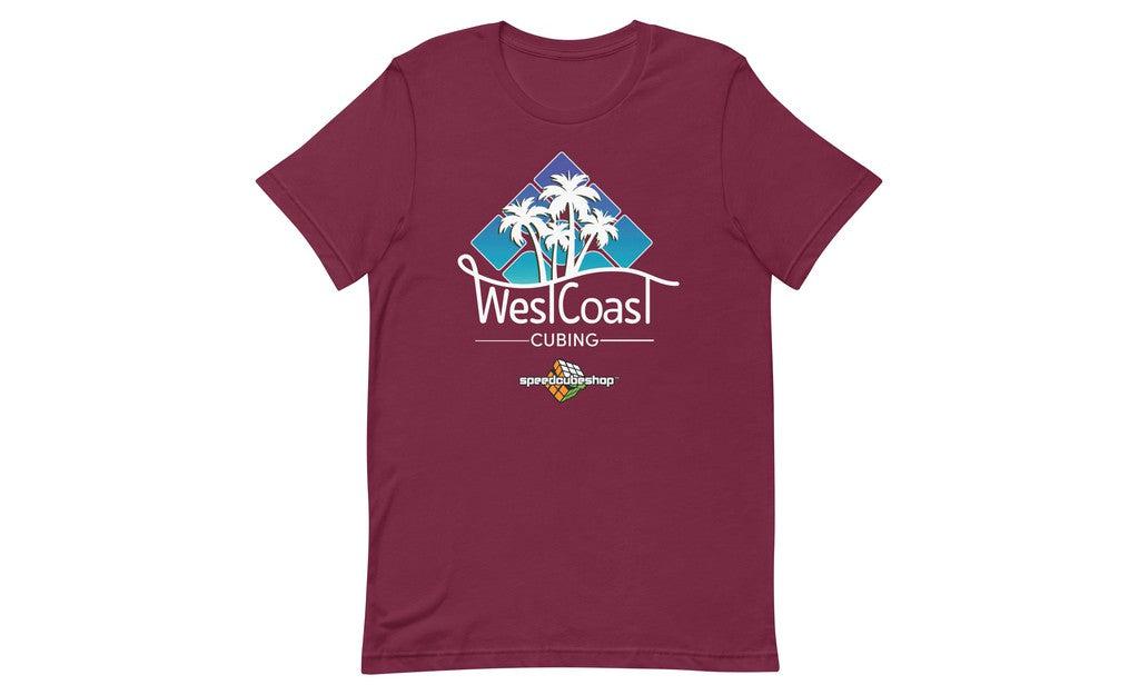 West Coast Cubing Collab Shirt (Dark) | SpeedCubeShop