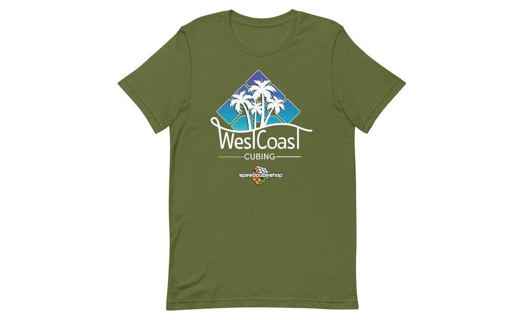 West Coast Cubing Collab Shirt (Dark) | SpeedCubeShop