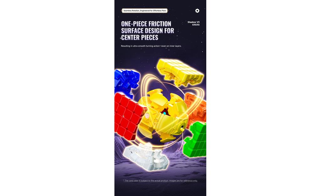 X-Man Shadow 6x6 V3 (Magnetic, Ball-Core, UV Coated) | SpeedCubeShop