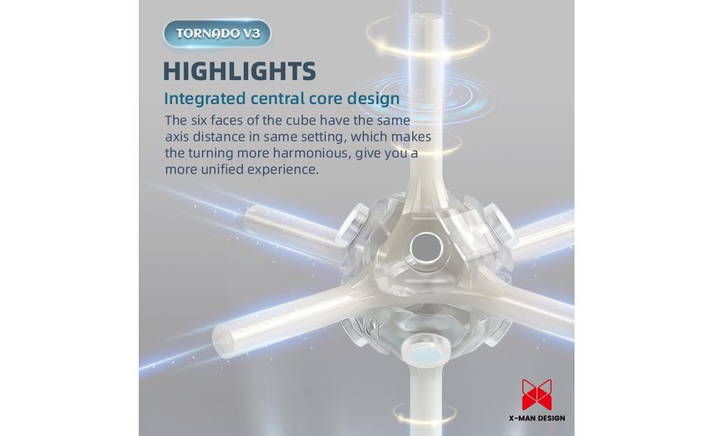 X-Man Tornado 3x3 V3 Flagship (Magnetic, Core Magnets) | SpeedCubeShop
