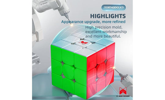 X-Man Tornado 3x3 V3 Flagship (Magnetic, Core Magnets) | SpeedCubeShop