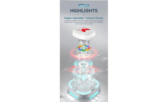 X-Man Tornado 3x3 V3 Pioneer (Magnetic, MagLev, Core Magnets) - Aurora Limited Edition | SpeedCubeShop