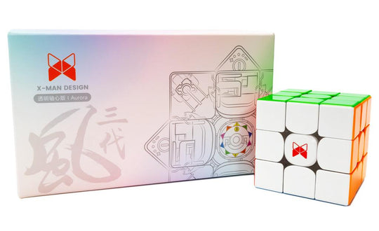 X-Man Tornado 3x3 V3 Pioneer (Magnetic, MagLev, Core Magnets) - Aurora Limited Edition | SpeedCubeShop