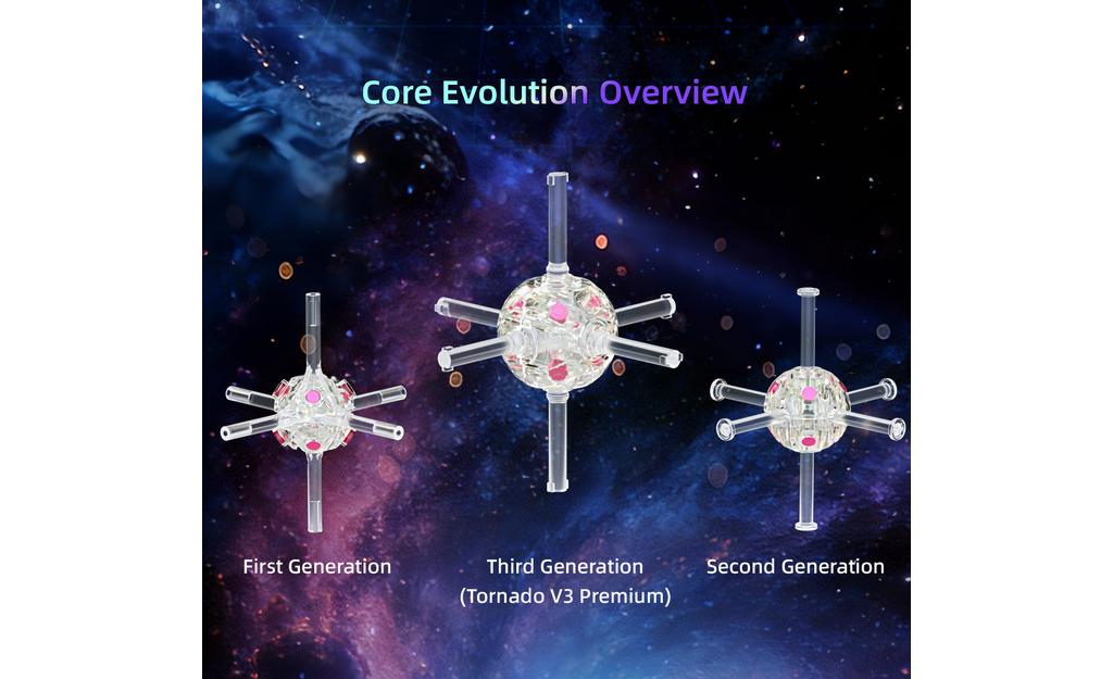 X-Man Tornado 3x3 V3 Premium, Flagship (Magnetic, Ball-Core, UV Coated)