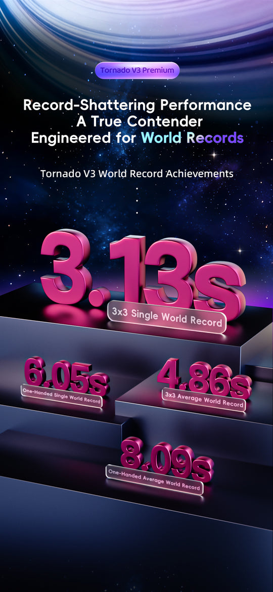 X-Man Tornado 3x3 V3 Premium, Flagship (Magnetic, Ball-Core, UV Coated)