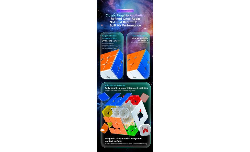 X-Man Tornado 3x3 V3 Premium (Magnetic)