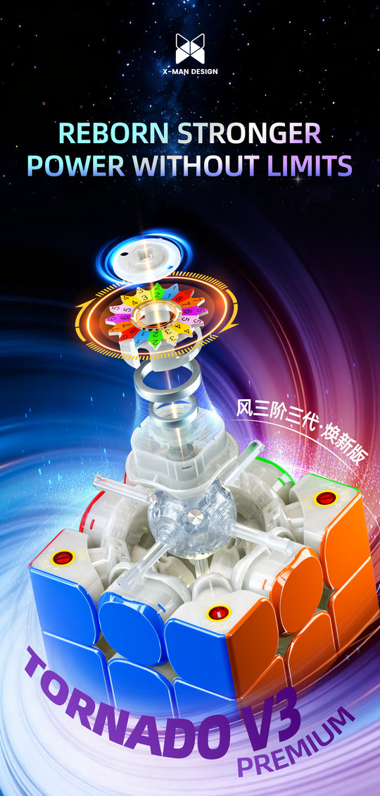X-Man Tornado 3x3 V3 Premium (Magnetic)