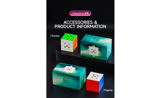 X-Man Tornado 3x3 V4 Pioneer (Magnetic, MagLev, Core Magnets, UV Coated) | SpeedCubeShop