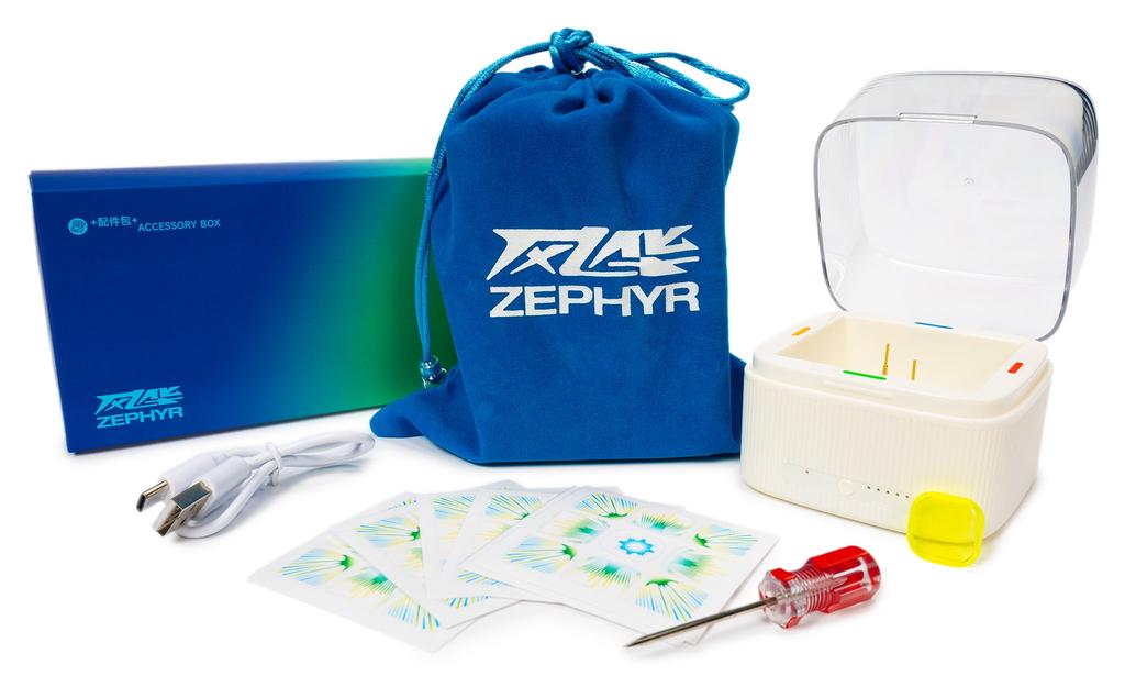 X-Man Tornado V4 AI 3x3 (Magnetic, Ball-Core, UV Coated) - Zephyr Edition, Bluetooth Smart Cube