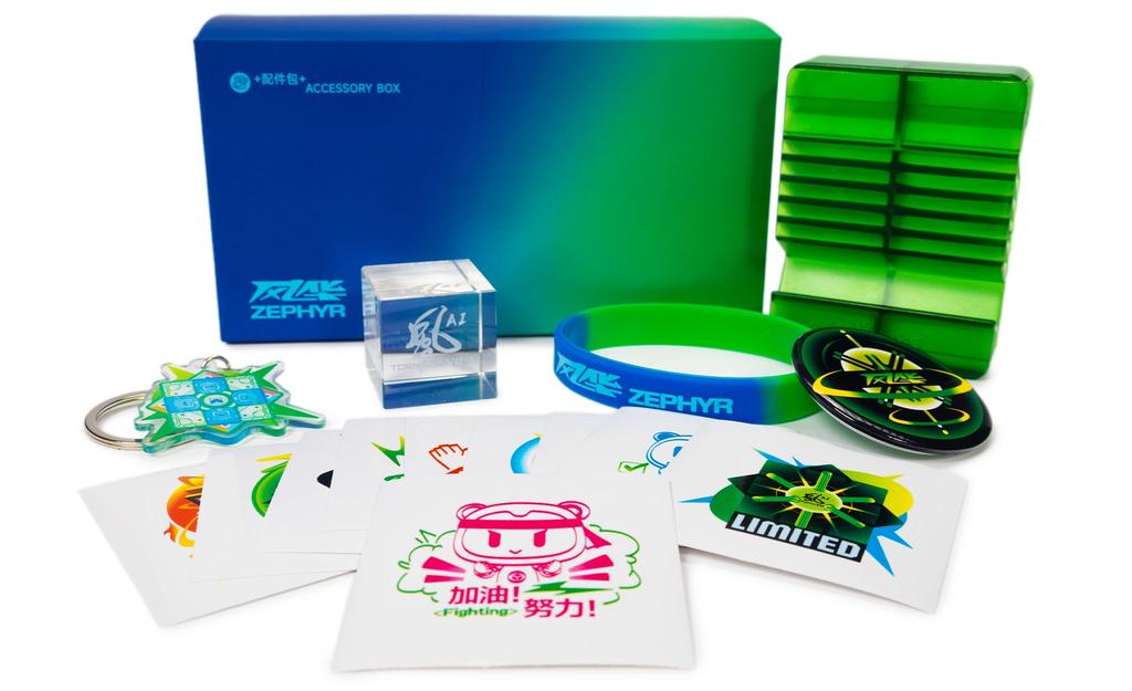 X-Man Tornado V4 AI 3x3 (Magnetic, Ball-Core, UV Coated) - Zephyr Edition, Bluetooth Smart Cube