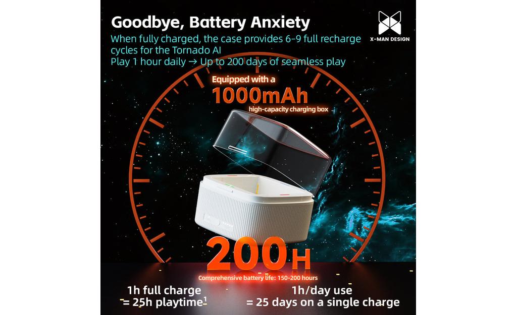 X-Man Tornado V4 AI 3x3 (Magnetic, UV Coated) + Charging Case - Bluetooth Smart Cube | SpeedCubeShop