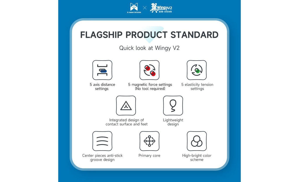 X-Man Wingy Skewb V2 (Magnetic) | SpeedCubeShop