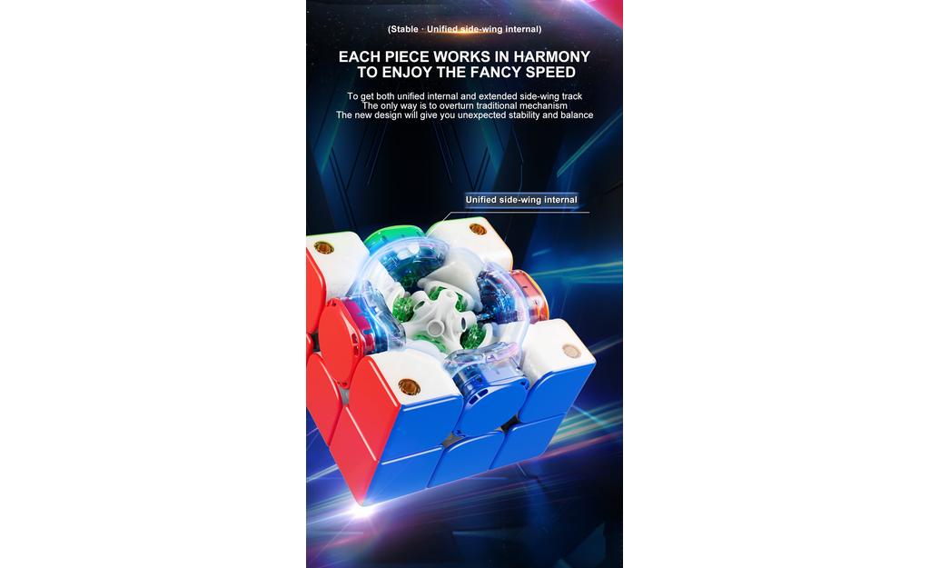 YJ META3 3x3 (Magnetic, Core Magnets, UV Coated) - Wing Magnetic | SpeedCubeShop