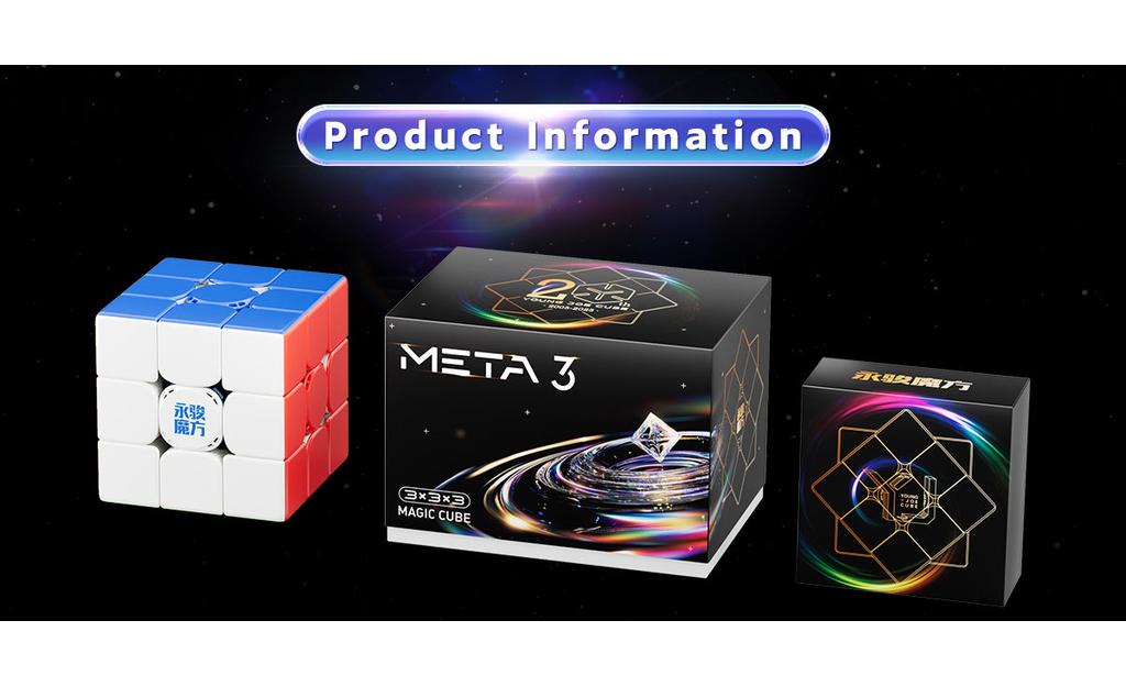 YJ META3 3x3 (Magnetic, Core Magnets, UV Coated) | SpeedCubeShop
