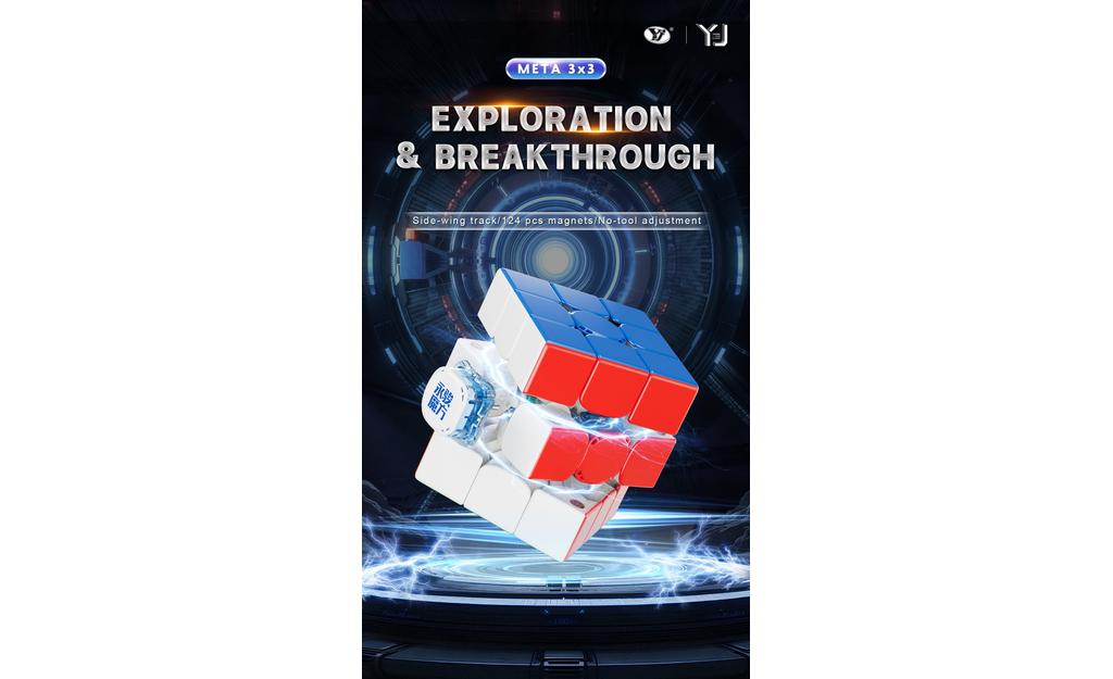 YJ META3 3x3 (Magnetic, Core Magnets, UV Coated) | SpeedCubeShop