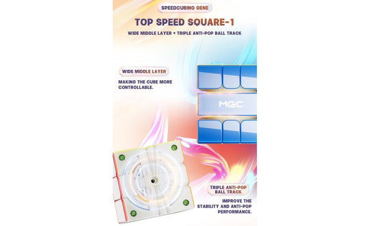 YJ MGC Square-1 V2 (Magnetic, UV Coated) | SpeedCubeShop