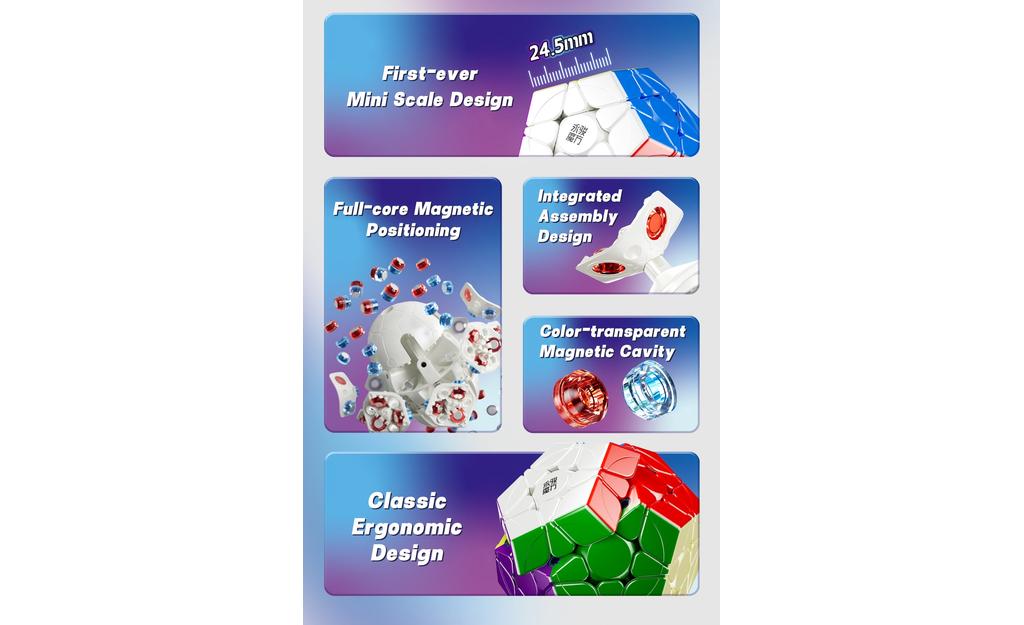 YJ Pocket Megaminx Mini (Magnetic, Ball-Core) - 5.5cm