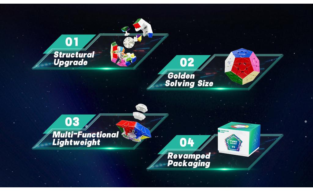 YJ YuHu Megaminx V3 (Magnetic)
