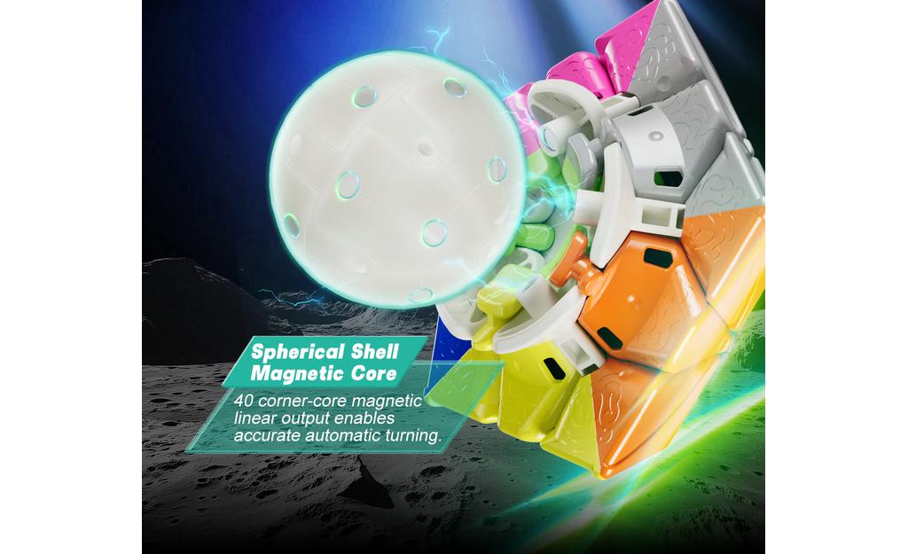 YJ YuHu Megaminx V3 (Magnetic, MagLev, Ball-Core)